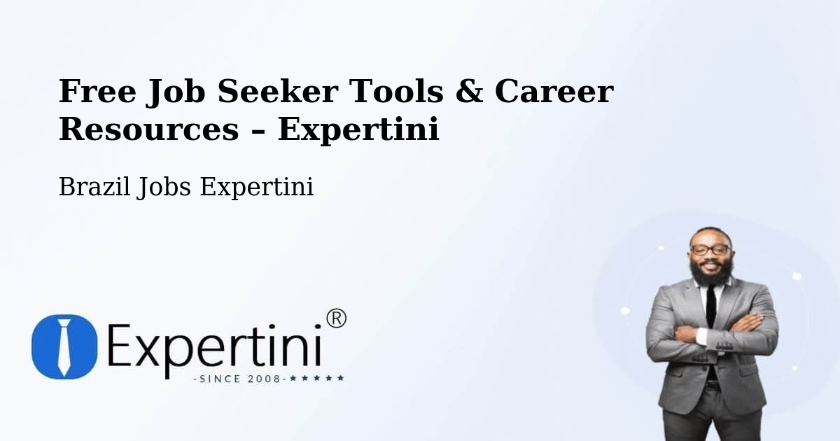 Free Job Seeker Tools & Career Resources – Sales - Sales, Brazil Jobs Expertini